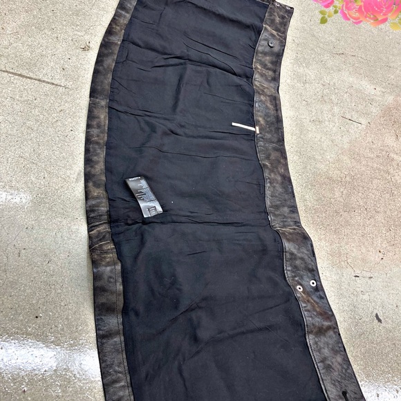 Free People Leather Skirt🖤🖤🖤 - Picture 4 of 5